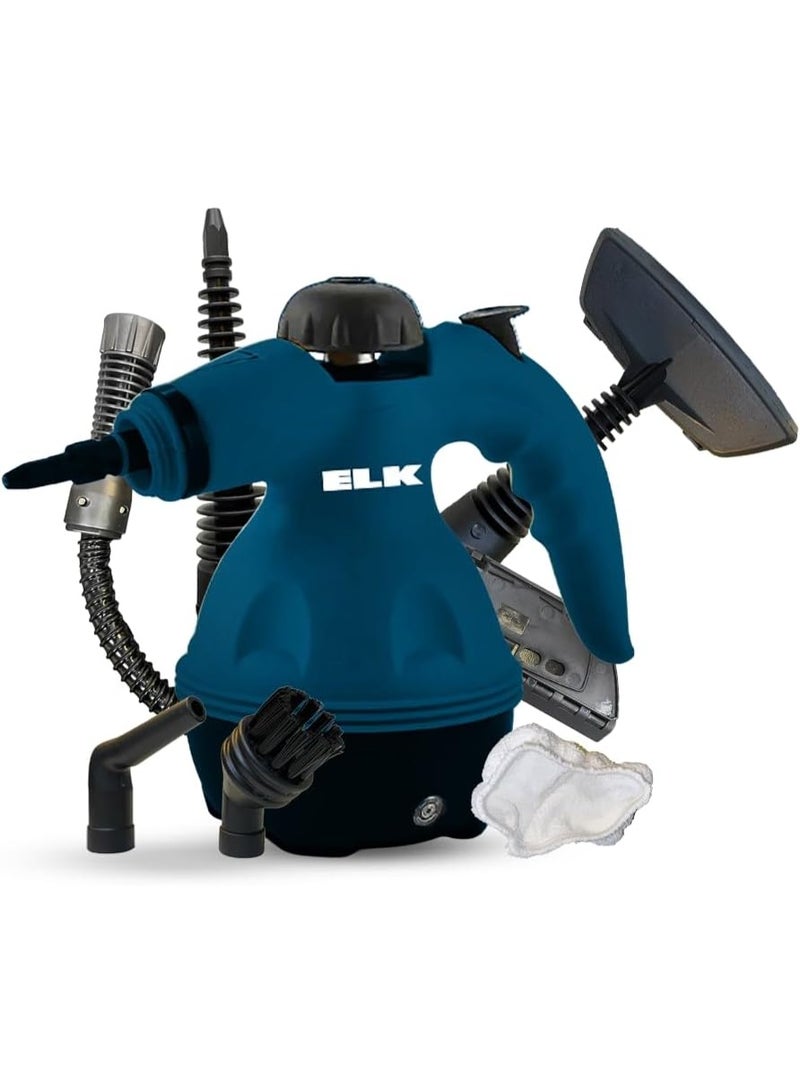 إلك ELK منظف بخار محمول 1200 واط متعدد الاستخدامات للأرضيات والنوافذ مع ملحقات تنظيف - Image 2